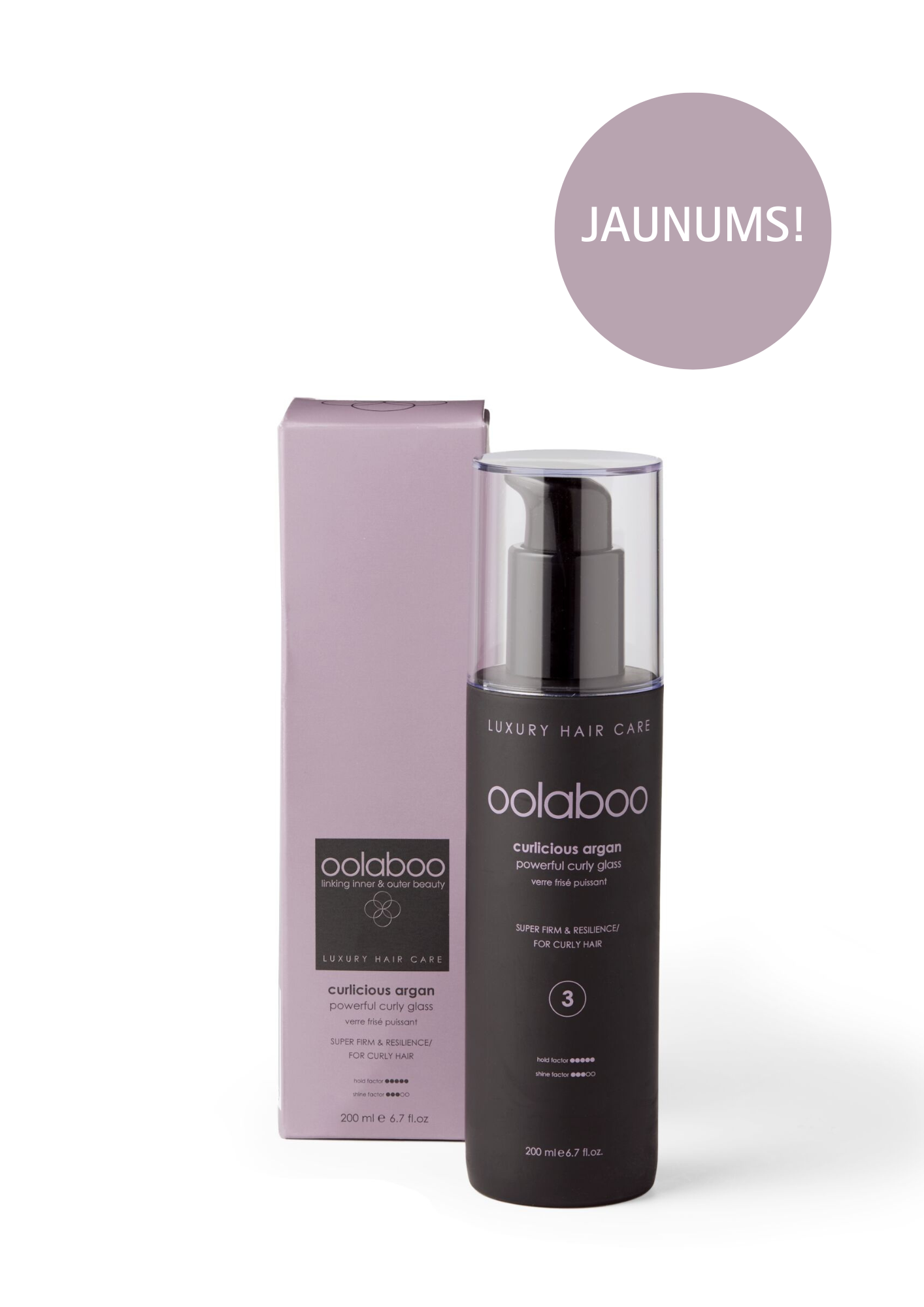 #3 Powerful Curly Glass 200ml, veidošanas losions