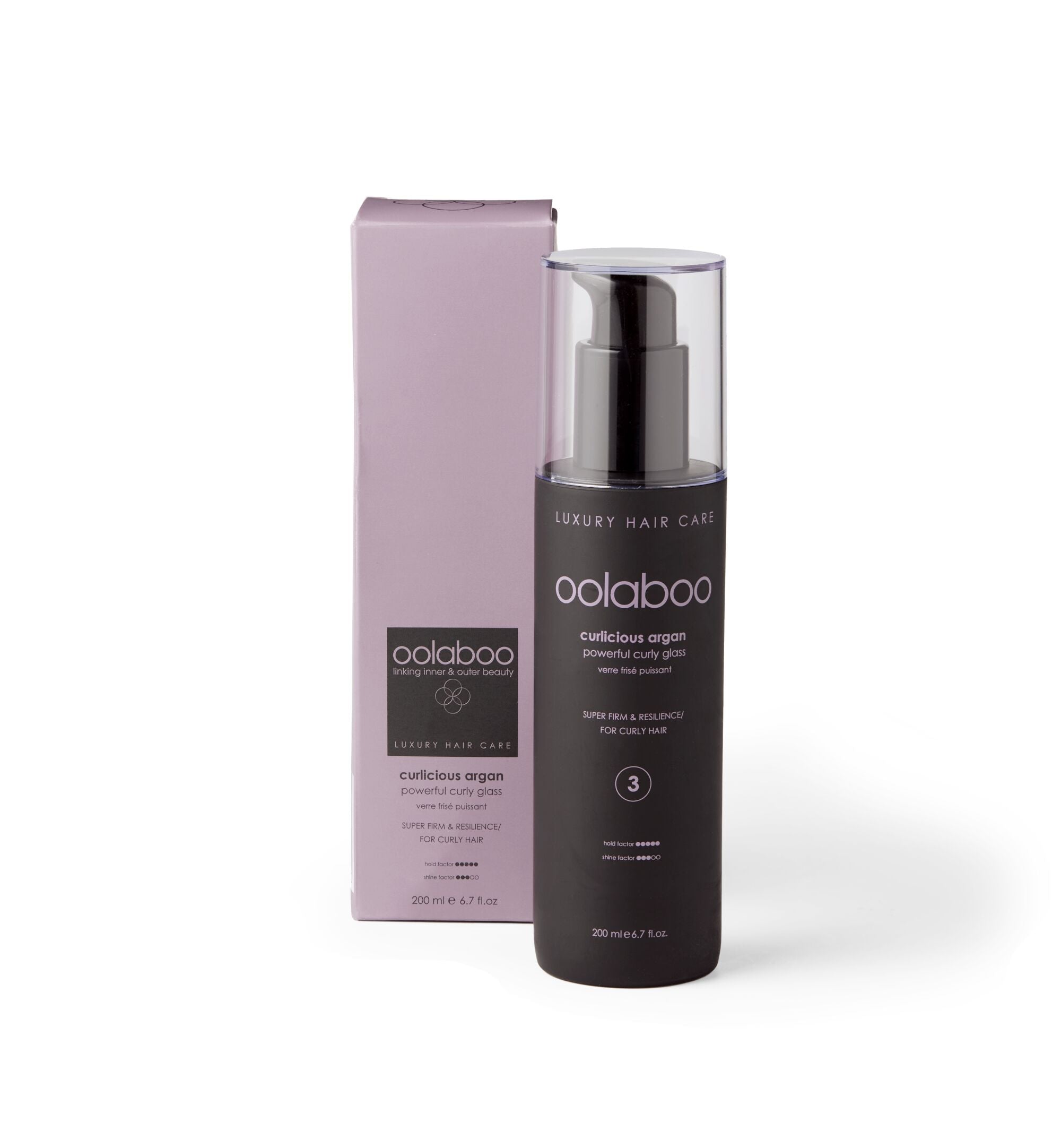 #3 Powerful Curly Glass 200ml, veidošanas losions